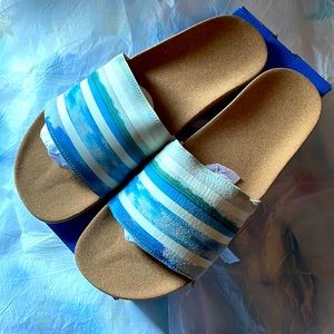 Adidas Adilette sandal slide Sky Cloud/Cork